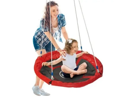 Дитяча підвісна гойдалка гніздо лелеки PLAYTIVE Ø113 см до 150 кг