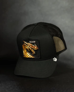 Кепка Goorin Bros Animal Farm The Dragon BEAST Trucker One size Black (101-1659-BLK)