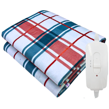Электропростыня полуторная Electric Blanket 120x160 см 500г/м 2 режима, шнур 1.3м (две независимые зоны обогрева) 80 Вт