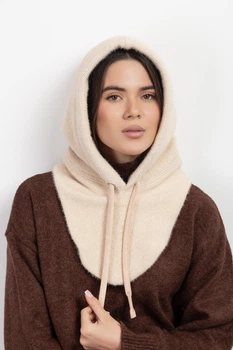 Капор FAMO KPR-09010-34ANG Топлене молоко One size (KPR-09010-34ANG)