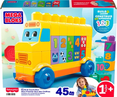 Конструктор Mega Bloks Автобус с цифрами (JKG34)