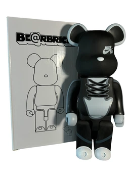 Статуетка Bearbrick Nike Black 400% 28 см Найк Чёрный