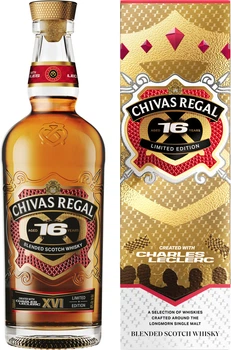 Виски Chivas Regal Charles Leclerc Limited Edition 16 лет выдержки 0.7 л 40% в подарочной упаковке (5000299643167)