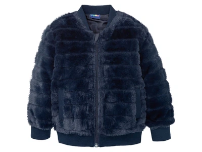 Куртка демисезонная плюшевая для девочки Lupilu LIDL 327660 098-104 см (2-4 years) темно-синий