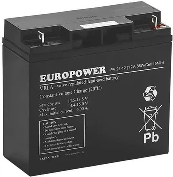 Akumulator EuroPower AGM EV 12V 20Ah (EV 22-12)