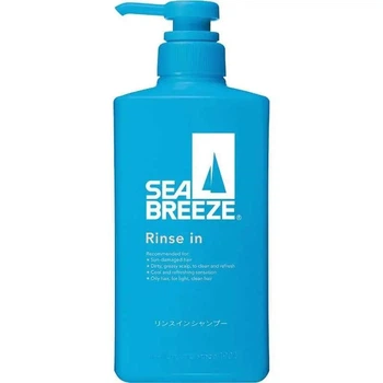 Освіжаючий шампунь-ополіскувач Shiseido Sea Breeze Rinse-in Shampoo , з дозатором, 490 мл