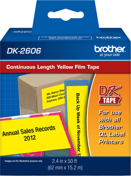 Стрічка цільна паперова Brother DK-22606 62 мм 15.24 м (DK-22606)