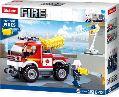 Конструктор Sluban Off-road Fire Fighting Vehicle 192 деталей 2499464 (6938242958251)