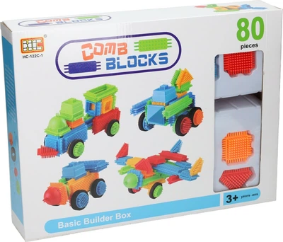Klocki konstrukcyjne Block 80 elementów 7920710 (8718012054332)