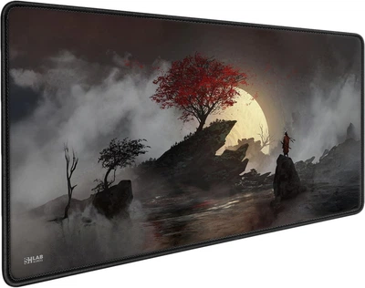 Игровая поверхность (Коврик для мышки) SHLab Самурай и Сакура SHM-318 (100х50 см) (43031)