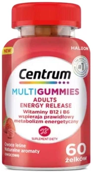 Вітамінний комплекс GlaxoSmithKline Consumer Healthcare Centrum Multi Gummies Energy Adult 60 жувальних пастилок Смак Лісові ягоди (5054563264602)