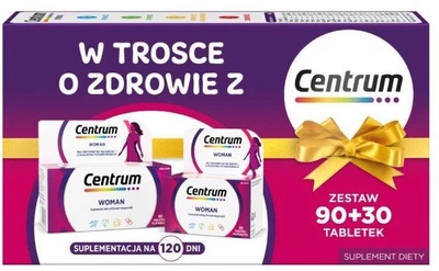 Вітамінно-мінеральний комплекс для жінок Haleon Centrum Woman 120 таблеток (5901208720057)