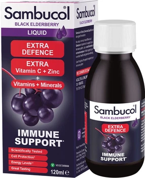 Kompleks na odporność PharmaCare Sambucol Extra Strong 120 ml (5900411007269)