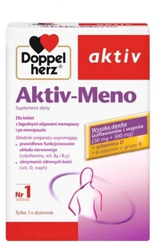 Kompleks dla menopauzy Queisser Pharma Doppelherz Aktiv Meno 60 tabletek (4009932573855)