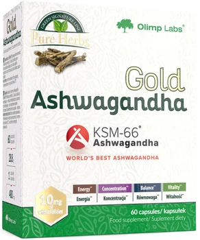 Ашваганда Olimp Gold Ashwagandha 60 капсул (5901330096037)