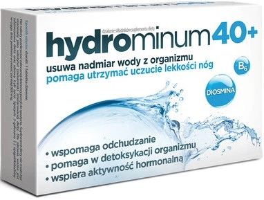 Kompleks dla kobiet 40+ Aflofarm Hydrominum 40+ 30 tabletek (5902802707475)