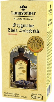 Kompleks ziołowy Langsteiner Oryginalne Zioła Szwedzkie 500 ml (5901448250314)