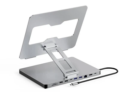 Док станція підставка Blueendless ST109 10 в 1 USB Type-C концентратор для ноутбука планшета ПРРО 10 портів