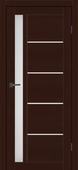 Дверне полотно MS DOORS ALABAMA 80х200 см Горіх темний Скло сатин (144118)