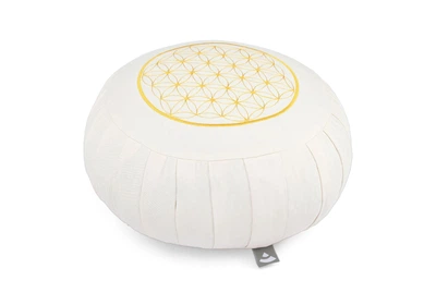 Подушка для медитації Bodhi Zafu ECO 38.5x20.5 см Молочний (22960)