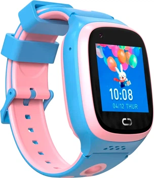 Дитячий смарт-годинник Canyon ZEFIR KW-49 E-SIM 4G GPS Pink-Blue (CNE-KW49PB)