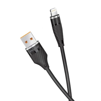 Кабель USB WALKER C735 Lightning black
