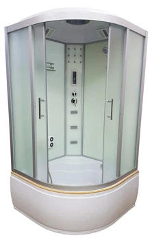 Душевой бокс Atlantis L-508-A (XL) 110x110х218 переднее прозрачное стекло