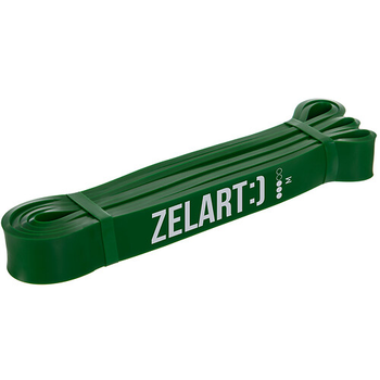 Гума петля для підтягувань та тренувань стрічка силова Zelart POWER BANDS Зелений