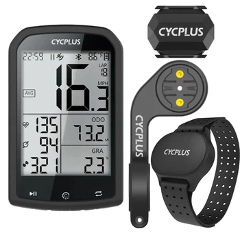 Велокомп'ютер GPS Cycplus M1 Pro Bluetooth 5.0/ANT+ Синхронізація із Strava, датчики пульсу, каденсу