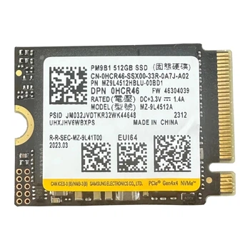 Накопичувач SSD Samsung PM9B1 512Gb NVMe M.2 Gen4x4 (MZ-9L4512A / MZ9L4512HBLU) - Б/В