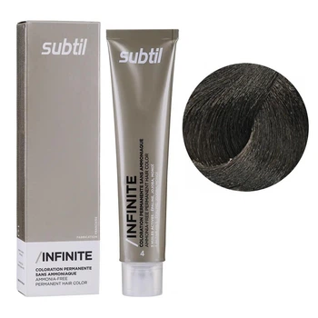 Безаміачна крем-фарба Subtil для волосся Infinite Permanent Hair Color 4 Шатен 60 мл
