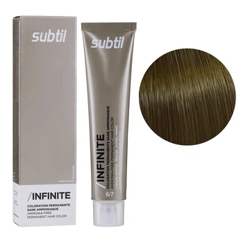 Безаміачна крем-фарба Subtil для волосся Infinite Permanent Hair Color 6.7 Темний каштановий блондин 60 мл