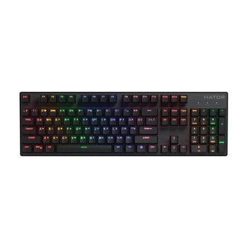 Клавіатура HATOR Icefall Mecha Rainbow Origin Red Black (HTK104UA)