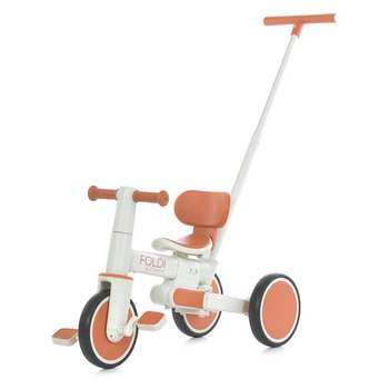 Велосипед дитячий триколісний трансформер El Camino FOLDI ME 1202 Cinnamon Beige