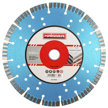Диск алмазний Segment/Turbo Concrete Expert 230*3.0*12.0*22.23 HAISSER 4212643