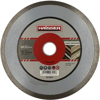 Диск алмазний Hurd Ceramics 200*2.0*10.0*25.4 HAISSER 4212623