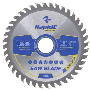 Диск пильний 125*40Т*22,23мм RAPIDE R5504
