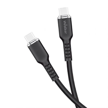 Кабель USB WALKER C795 Type-C to Type-C black
