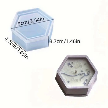 Силиконовая форма для подсвечников Hexagon