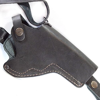 Кобура для Револьвера оперативна не формована Шкіра Чорна Beneks A021