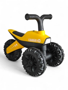 Дитячий толокар Scooter Cooge 6199 з музикою та підсвіткою вік від 1 року Black-Yellow