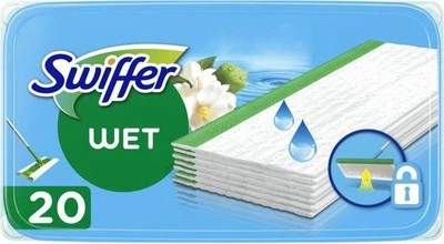 Вологі салфетки для підлоги Swiffer Wet 20шт