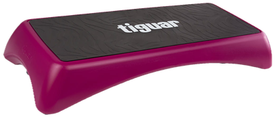 Степ платформа для аэробики и фитнеса Tiguar V2 Сливовый TI-TS0002SV2 (5902860492320)