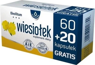 Дієтична добавка Oleofarm Wiesiolek 80 капсул (5904960018844)