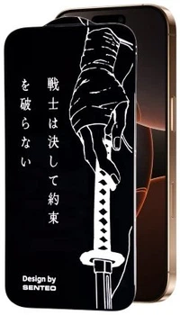 Захисне скло Senteo Katana Tempered Glass 2.5D iPhone 14 Pro Max/iPhone 15 Plus/iPhone 16 Plus Black