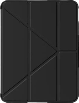Чехол для планшета BeCover Rugged Origami Transparent для Apple iPad Air 11" M4 2026 с креплением для стилуса Apple Pencil Black (BC_715176)