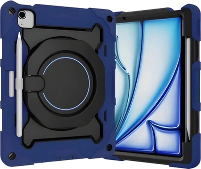 Чохол для планшета Apple iPad Air 11" M4 2026 Becover з кріпленням для стилуса Apple Pencil Blue (BC_715189)