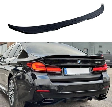 Спойлер багажника Competition (CS style) на BMW 5 на G30 F90 2017-2024 чорний глянець