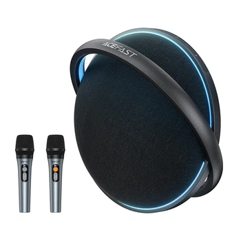 Акустика-караоке ACEFAST K5 Max portable wireless speaker ipx4 |BT5.4, USB/AUX/TF, TWS, 220/350W, EQ, 9h| Black