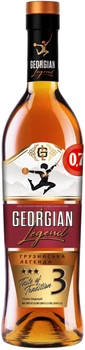 Бренді Georgian Legend три зірки 0.7 л 40% (4820254574494)